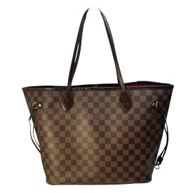 LOUIS VUITTONダミエネヴァーフルMM 旧型 N51105 レザー トートバッグ ブラウン A-9485