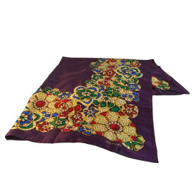 CHANEL シャネル ココマーク スカーフ パープル A-9244