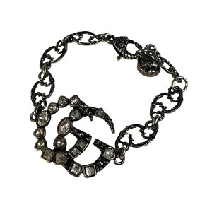 GUCCI �O�b�` GG�X�g�[�� �u���X���b�g�^�o���O�� �V���o�[ A-10369