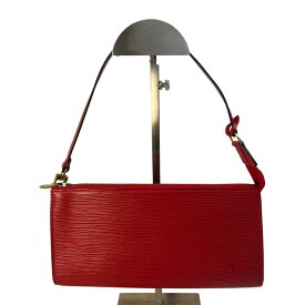LOUIS VUITTON ルイヴィトン エピ ポシェットアクセソワール M52947 レザー ハンドバッグ レッド A-10603