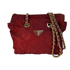 PRADA �v���_ �`�F�[�� �L���e�B���O �V�����_�[�o�b�O ���b�h A-12106