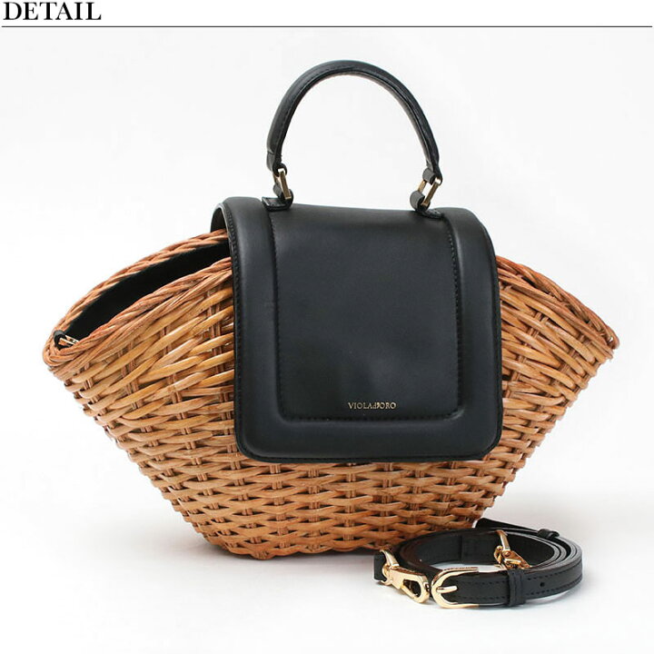 楽天市場】【10％OFFクーポン】 ヴィオラドーロ かごバッグ 2WAY  