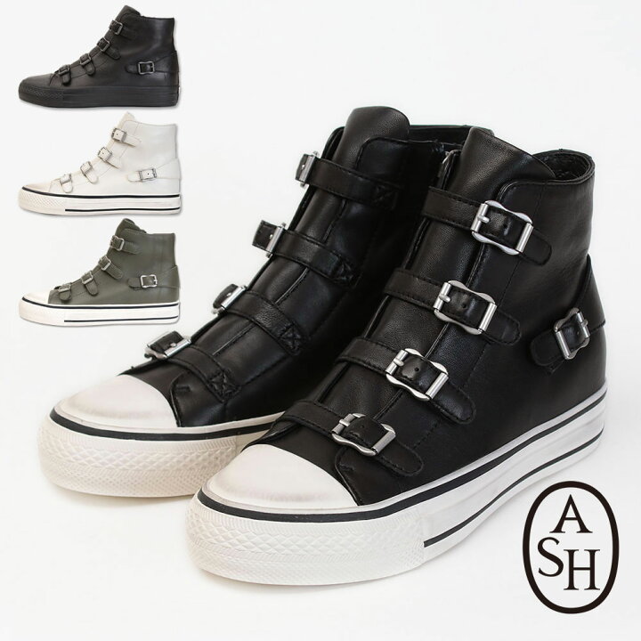 楽天市場】【正規販売店】ASH アッシュ スニーカー ハイカット ベルト  