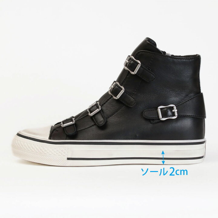 楽天市場】ASH アッシュ スニーカー ハイカット ベルト VIRGIN 132212 