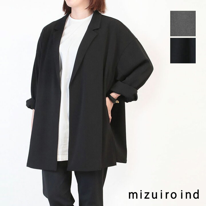 楽天市場】mizuiro ind ミズイロインド テーラードシャツジャケット 
