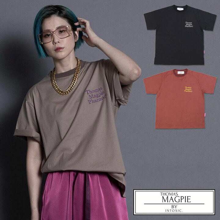 楽天市場 トーマスマグパイ Thomas Magpie Big T Shirt Embroidery イントキシック Intoxic オーバーサイズ メンズサイズ Tシャツ ロゴ おしゃれ レディース メンズ インスタグラム Instagram プレゼント 新品 正規取扱店 Jolisac ジョリサック