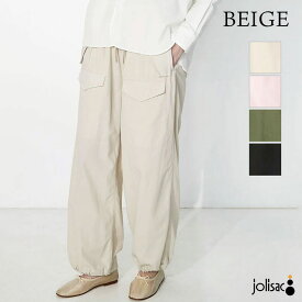 TICCA ティッカ カーゴパンツ TBEA-161 | 人気 コットン リラックス 綿 ゆったり シルエット 体型カバー ワイドシルエット カーキ ブラック ベージュ お洒落 トレンド 日本製 正規品