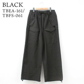 TICCA ティッカ カーゴパンツ TBFS-061/TBEA-161 人気 コットン リラックス 綿 ゆったり シルエット 体型カバー ワイドシルエット カーキ ブラック ベージュ お洒落 トレンド 日本製 正規品