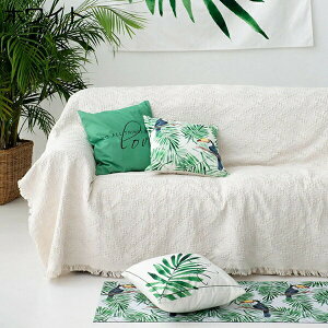 マルチカバー 両面使える フリンジ付き ホワイト 白 130×180CM ソファ 大判 正方形 長方形 北欧 無地 ソファカバー 1人掛け 2人掛け 3人掛け おしゃれ キズ防止 犬猫対策 毛布 ペットカバー 保護