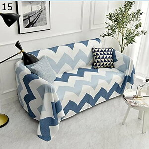 マルチカバー 長方形 大判 ソファーカバー 3人掛け プリント柄 肘なし 180*260cm おしゃれ ラグマット シンプル 犬猫用 コンフォー 簡単着脱 テーブル掛け 防塵カバー 四季通用 無地 幾何模様