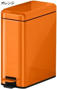 ゴミ箱 ふた付き 10L ダストボックス 角型 ペダル式 ごみ箱 スリム おしゃれ 抗菌 消臭 密閉 音無し 部屋 キッチン リビングルーム 浴室 トイレ オフィス用 スチール ブラック