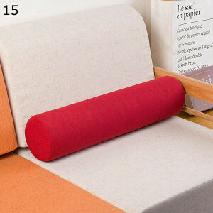 円柱クッション ソファー 背もたれ 高さ密度スポンジ 円筒形まくら 肘置きクッション 長枕/寝る枕/足枕/枕元クッション/ソファ/事務室/腰枕/取り外しでき 円筒枕 横向き寝 背当て カバー洗