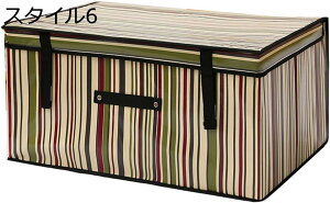 収納ケース 折りたたみ 大容量 持ち手付き 底板付き 衣類収納 布団収納 小物入れ おもちゃ収納 書類収納 衣類整理 雑貨収納 防塵 防湿 耐用 スタイル5 丈夫 安定 タオル 便利な取っ手付き 60L*