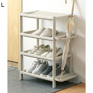 シューズラック 傘立て付き 下駄箱 スリム 省スペース 玄関収納 靴箱 傘ラック付き 水受けトレイ付き 多機能 おしゃれ 軽量 アパート用