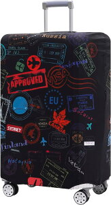 KIN וJo[ \ X[cP[XveN^[ h~ X[cP[XJo[ 18~32C`̉וɃtBbg Go Travel-World S(18-21inch suitcase)