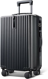 スーツケース 大容量 超軽量 キャリーケース キャリーバッグ 隠しフック機能 ABS+PC 耐衝撃 静音 360度回転 ダブルキャスター ファスナー式 TSAロック搭載 修学 旅行 宿泊 ビジネス 出