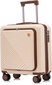 スーツケース キャリーケース 機内持ち込み 30L フロントオープン キャリーバッグ TSAロック搭載 フロントポケット ファスナー式 超軽量 小型 耐衝撃 静音 ダブルキャスター 360度回転 旅行