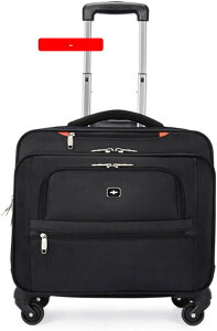 キャリーバッグ メンズ 機内持ち込み可 ソフトキャリーケース 大容量 37L 防水オックスフォード 4輪キャスターバッグ ビジネス 出張 旅行18インチ 3.5KG ブラック 男女兼用