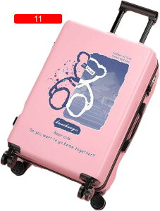 スーツケース 機内持込 キャリーケース キャリーバッグ 可愛い 女性 子供用 プリント 軽量 大きいサイズ 静音ダブルキャスター 360度回転 耐衝撃 ファスナータイプ ロック付き ビジネス 旅行
