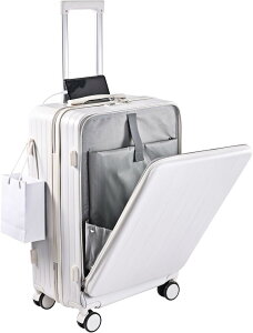 前開き スーツケース USBポート付き キャリーケース Sサイズ キャリーバッグ フロントオープン 1-3日用 泊まる 軽量設計 大容量 多収納ポケット トランク 修学旅行 旅行 sk2-sc502-