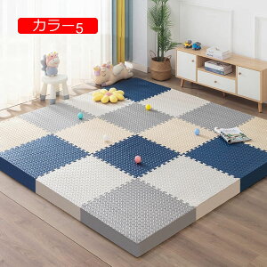 フロアマット ジョイントマット インテリア 厚み1.2cm カラーマット 防音 傷防止 ペット 赤ちゃん 60*60 (厚み2.1cm)4枚 ジョイントマット EVA 30cm 60cm 床暖房対応