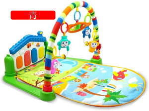 ベビージム 50*84*45cm ベビーおもちゃ 新生児 プレイマット プレイジム 幼児 おもちゃ付き・音が鳴るピアノ ベビージムマット ライト知育おもちゃ 出産準備 室内遊具 知育玩具 洗濯可能 ピ