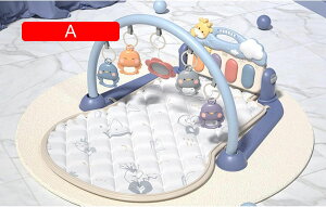 ベビージム 74*57*43cm 赤ちゃん プレイジム 幼児 おもちゃ付き ベビージムマット ベビーおもちゃ 新生児 出産準備 プレイマット 音が鳴るピアノ ピアノジム ベビープレイマット 室内遊具