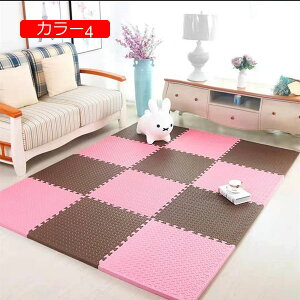 フロアマット ジョイントマット インテリア 厚み1.2cm カラーマット 防音 傷防止 ペット 赤ちゃん 30*30*1.2cm*60枚 ジョイントマット EVA 30cm 60cm 床暖房対応 プレ