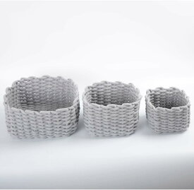 日本風 収納 バスケット かご 折りたたみ M 手編み シンプル 1個入り 可愛い バスケット 大きい 小さいカゴ 収納かご 収納ボックス 小物入れ 小物収納 グレー 小物ケース おしゃれ 玄関収納
