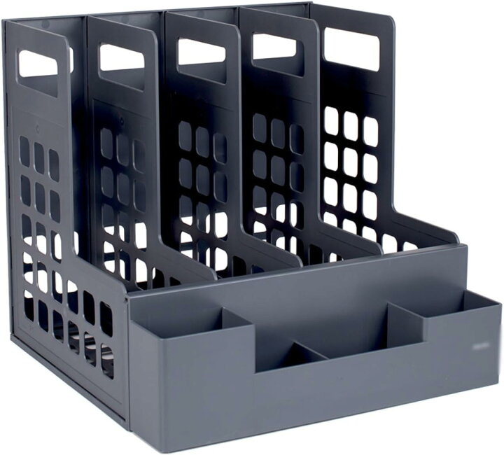 ファイルラック、 ファイル収納ラック オフィス 大容量 フォルダー収納ボックス 整理 クリエイティブ ファイルボックス 収納ボックス 本棚 書類棚  ファイルボックス 書類収納ボックス デスク上置き棚 デスク上置き棚 デスク 整理 卓上収納ボックス 仕切り 大容量 A4 ... ボックスファイル立て スタンド本立て卓上収納ラック大容量オフィス 紙書類ホルダー デスク上置棚新聞/雑誌/書類 [並行輸入品]