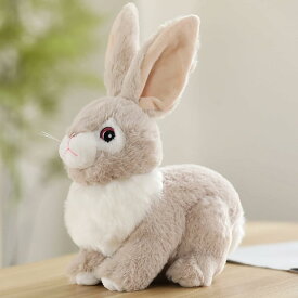 クリスマス うさぎ ウサギ 抱き枕 ぬいぐるみ 動物 色1 リアル かわいい 多機能 兎 32cm うさぎぬいぐるみ ウサギ抱き枕 ウサギ クリスマス 誕生日 ウサギ人形 変形しにくい 記念日 動物抱