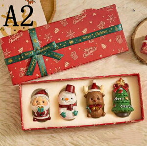 クリスマス ミニチュア 置物 ミニクリスマスオーナメント クリスマス 飾り 置物 樹脂 雪だるま 妖精ガーデン装飾 卓上 置物 盆栽 鉢植え 園芸 小道具 手芸用品 クリスマス雑貨 装飾 DIY 小道