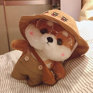 柴犬ぬいぐるみ 縫い包み 換装 服脱着可能 抱き枕 ままごと クリスマスプレゼント 小型 30cm 添寝 おもちゃ 柔らかい 可愛い 萌え 乙女心 もふもふ フワフワ もちもち ソファー ベッドルーム