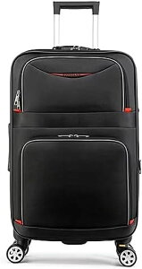 スーツケース 布製 防水 ソフトトランク 拡張機能付き キャリーケース オックスフォード 機内持ち込み 3つのハンドル付き ロック付き ダブルキャスター 静音 360°回転可能 多サイズ フロン