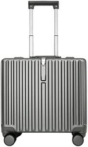 スーツケース キャリーケース 機内持ち込み 30L キャリーバッグ TSAロック搭載 アルミフレーム 超軽量 小型 耐衝撃 静音 ダブルキャスター 360度回転 旅行 ビジネス 出張 グレー SSサイ