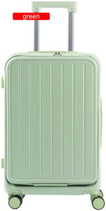 前開き スーツケース USBポート付き キャリーケース Sサイズ キャリーバッグ フロントオープン 1-3日用 泊まる 軽量設計 大容量 多収納ポケット トランク 旅行 sk2-sc502-20-wh