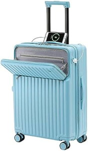 スーツケース フロントオープン キャリーケース キャリーバッグ USBポート付き 多機能 軽量 大容量 大型 耐衝撃 静音 おしゃれ 前開きスーツケース 出張 3泊4日 サイズ 多収納ポケット 修学旅