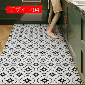 キッチンマット 玄関マット 防汚 滑り止め付 撥水マット 抗菌 防水 防音 トイレマット 拭ける フロアマット 台所マット 洗濯いらず ダイニングマット 50*120 おしゃれ 足ふきマット お手入れ