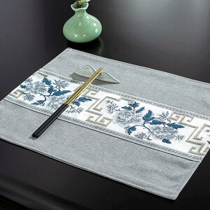 ランチョンマット セット 耐熱 汚れに強い 滑り止 め ウォッシャブル リネン コットン グレー1 30*45cm*2pc マット プレースマット テーブル 食事マット ランチクロス 保育園 幼稚園