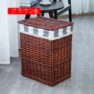収納かご バスケット カーキ6 かご 蓋付き 小物入れ お菓子収納 小物入れ 手編み 収納バスケット おしゃれ 収納ケース 化粧品収納 ボックス 雑貨収納 ラタンバスケット カゴ 北欧 小物収納