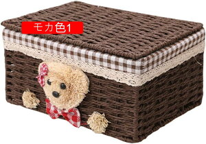 田園風の柳藤編手のかご ポータブル 収納バスケット 収納ケース 小物入れ 籐の収納バスケット フルーツバスケット カーキ3 和風 手編みバスケット 蓋付き L 収納 リビング おしゃれ 編みか