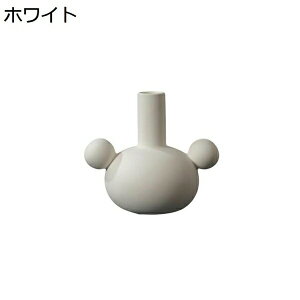花瓶 シンプルモダン 北欧風 白色 セラミック 陶磁器 陶芸 花立て 華瓶 花器 花入れ 花生け 置物 飾り 装飾品 客間 リビングルーム 茶室 テーブル ミニマリズム