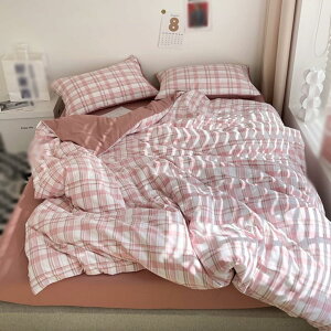 綿100% 北欧風 寝具カバー ベッドカバー 布団カバー 3点 4点セット 色 シングル セミダブル チェック ストライプ 2.0m ギンガムチェック ボックスシーツ ナチュラル 洗いざらし加工 フラ