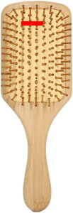 ヘアブラシ 竹製櫛 ヘアケアブラシくし ヘアケア 頭皮&肩マッサージ 静電気防止 握りやすい 人間工学 美髪ケア 頭皮に優しい メンズ レディースに適用 ヘアブラシ 木製櫛 (長方形)