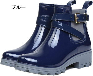 サイドゴア レインシューズ ラバーブーツ リボン レディース 軽量 ローヒール ヒール レインブーツ かわいい 雨靴 おしゃれ スノーブーツ 防水 雨靴 梅雨対策 ゆったり 黒 脱ぎやすい 履きや