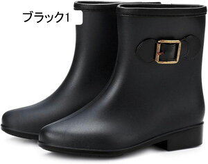 レインブーツ ショートブーツ レディース 女性用 防水ブーツ レインシューズ 靴 雨靴 長靴 雨具 レイングッズ 軽量 美脚 蒸れない 雪 防水 防滑 撥水 3cmヒール レジャー 滑りにくい 通勤