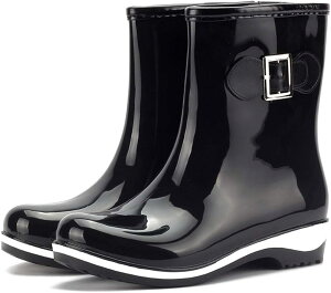 レインブーツ ショート レディース 長靴 梅雨 可愛い 快適 大きいサイズ 雨靴 きれいめ ファッション 通勤 通学 ノンスリップ 大きな靴 滑り止め ショートブーツ