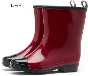 ロングブーツ レインブーツ レディース 黒 女性用 PVC製 防水ブーツ レインシューズ 靴 雨靴 長靴 雨具 レイングッズ 軽量 美脚 蒸れない 雪 防水 防滑 撥水 ラバーブーツ レジャー 滑りに