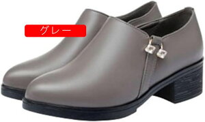 春秋 チャンキーヒール シニアシューズ パンプス レディース 合皮 撥水加工 婦人靴 介護シューズ 女性用 歩きやすい 疲れない 柔らか 快適 滑り止め 履きやすい 幅広 軽量 介護靴 プレゼント