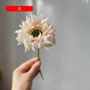 造花 枯れない花 花束 アートフラワー ホワイトデーギフト ソープフラワー 小枝起毛ガーベラ ガーベラ 花撮影小道具 結婚式の花材 花の装飾 装飾花 リビングルーム 1本 造花インテリア 装飾